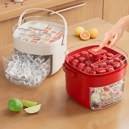 Portable Press Ice Maker Tray