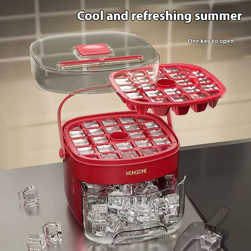 Portable Press Ice Maker Tray