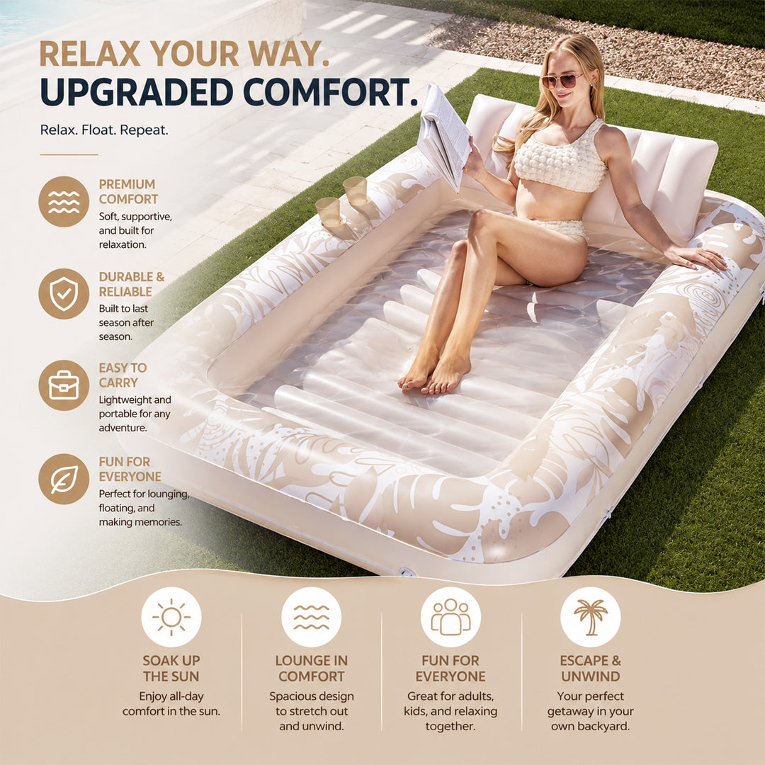 Inflatable Tanning Pool Lounge