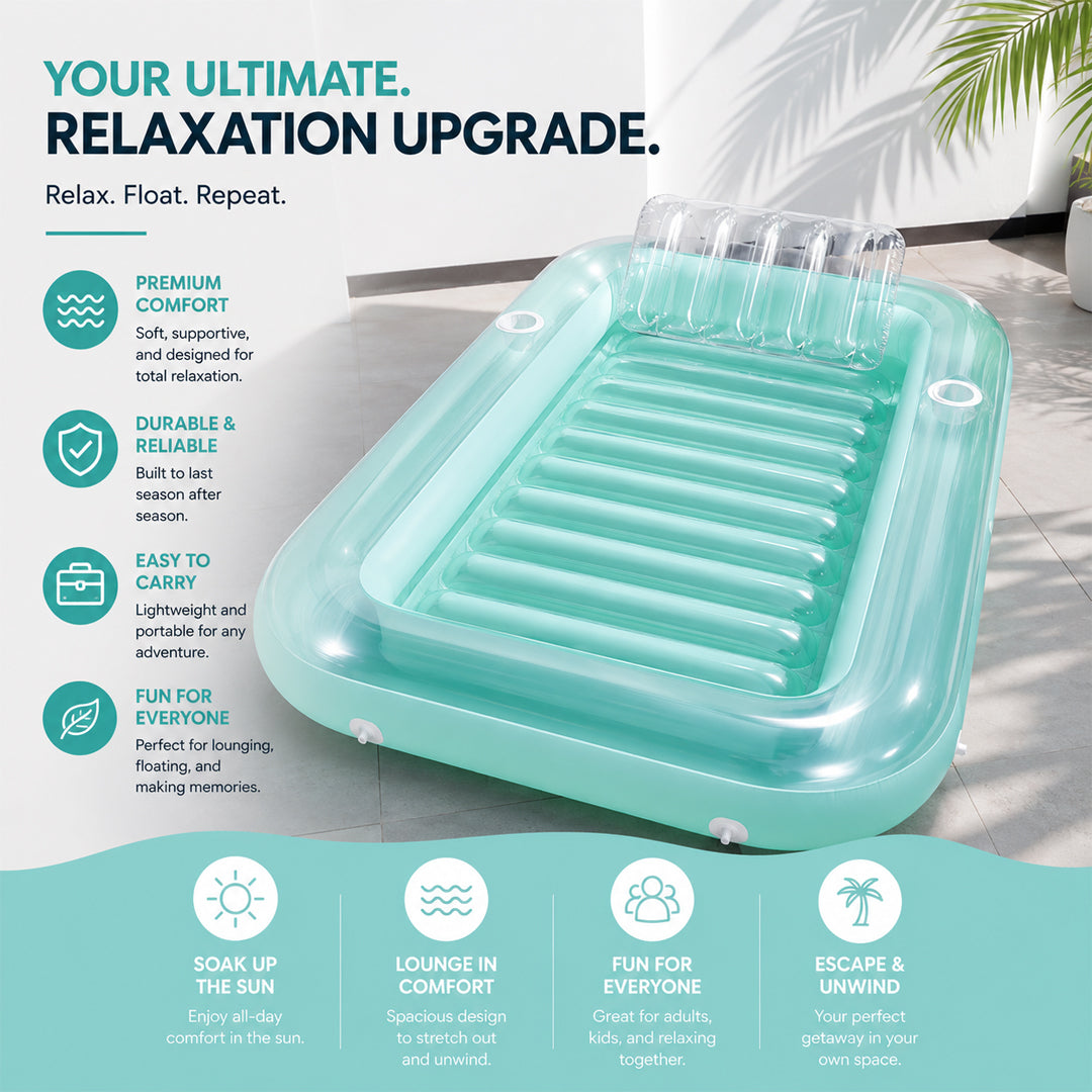 Inflatable Tanning Pool Lounge