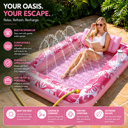 Inflatable Tanning Pool Lounge