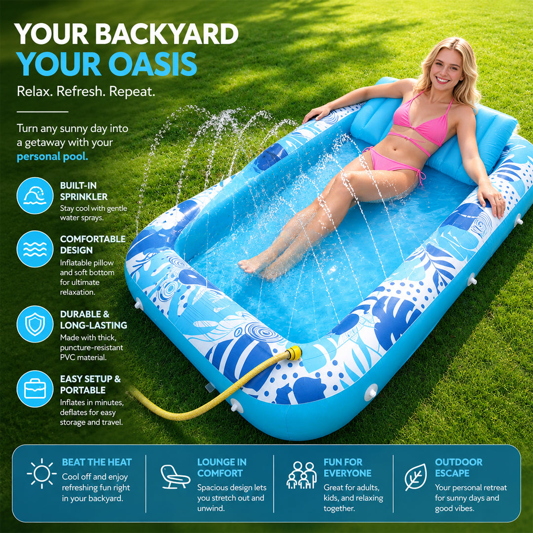 Inflatable Tanning Pool Lounge