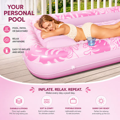 Inflatable Tanning Pool Lounge
