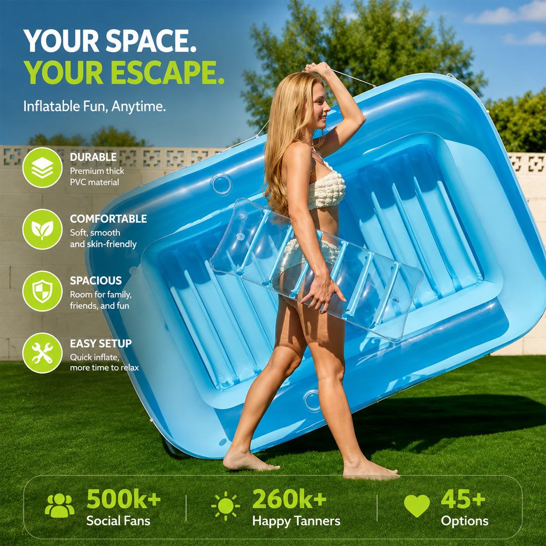 Inflatable Tanning Pool Lounge