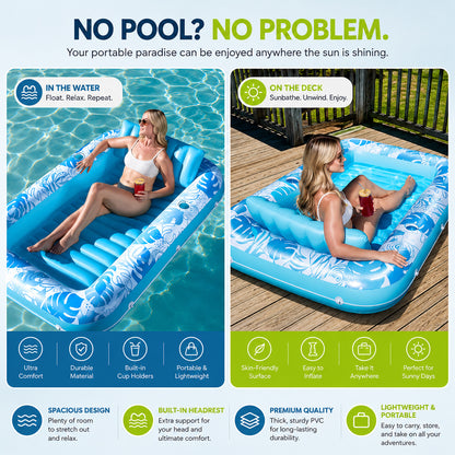 Inflatable Tanning Pool Lounge